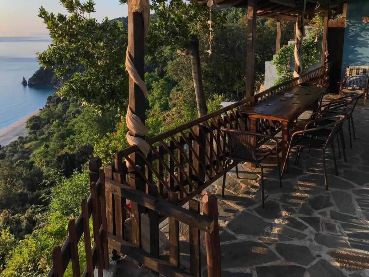 Balcony On The Rocks Villa Agioi Saranta Buitenkant foto