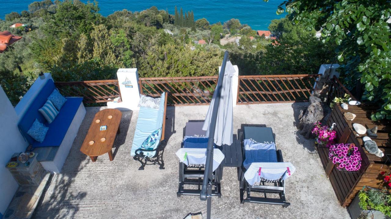 Balcony On The Rocks Villa Agioi Saranta Buitenkant foto